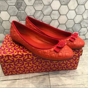 Tory Burch Quilted ballet flat Samba Sz 8-reposh!